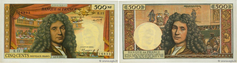 Country : FRANCE 
Face Value : 500 Nouveaux Francs MOLIÈRE 
Date : 05 septembre ...