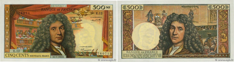 Country : FRANCE 
Face Value : 500 Nouveaux Francs MOLIÈRE 
Date : 05 septembre ...