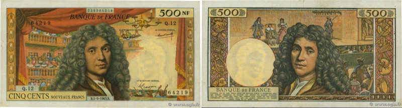 Country : FRANCE 
Face Value : 500 Nouveaux Francs MOLIÈRE 
Date : 05 septembre ...