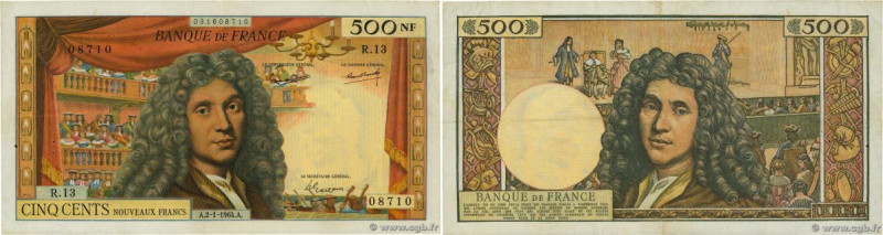 Country : FRANCE 
Face Value : 500 Nouveaux Francs MOLIÈRE 
Date : 02 janvier 19...