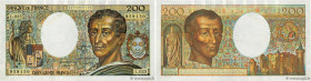 Country : FRANCE 
Face Value : 200 Francs MONTESQUIEU Fauté 
Date : 1984 
Period/Province/Bank : Banque de France, XXe siècle 
Catalogue reference : F...