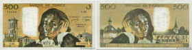 Country : FRANCE 
Face Value : 500 Francs PASCAL Fauté 
Date : 01 avril 1976 
Period/Province/Bank : Banque de France, XXe siècle 
Catalogue reference...