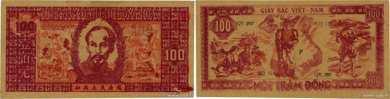 Country : VIETNAM 
Face Value : 100 Dong 
Date : (1948) 
Period/Province/Bank : ...