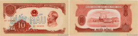 Country : VIETNAM 
Face Value : 10 Dong Spécimen 
Date : 1958 
Period/Province/Bank : National Bank of Vietnam 
Catalogue reference : P.74s 
Alphabet ...