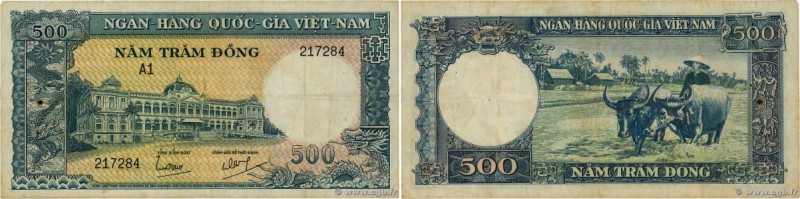 Country : SOUTH VIETNAM 
Face Value : 500 Dong 
Date : (1962) 
Period/Province/B...