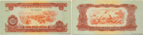 Country : SOUTH VIETNAM 
Face Value : 50 Dong 
Date : (1963) 
Period/Province/Bank : Uy Ban Trung U'O'ng 
Catalogue reference : P.R8 
Alphabet - signa...