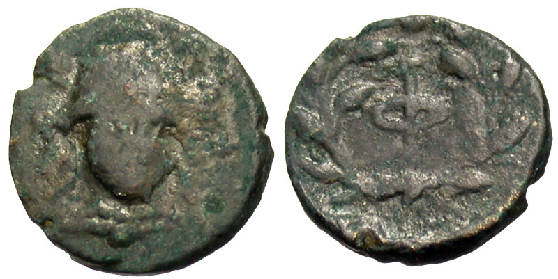 Phokis, Federal coinage. Ca. 371-357 B.C. AE (12 mm, 1.71 g).