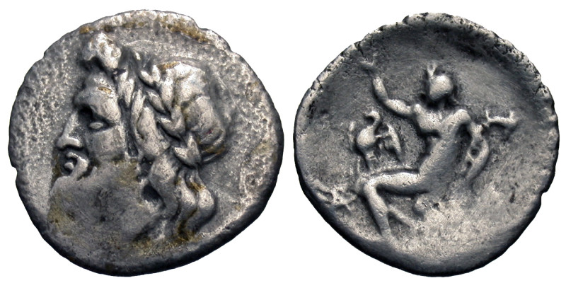 Arkadia, Arkadian League. Megalopolis(?). Ca. 175-168 B.C. AR triobol (16 mm, 1....