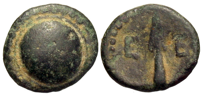 Crete, Polyrhenion. Ca. 320-270 B.C. AE (13 mm, 1.82 g).