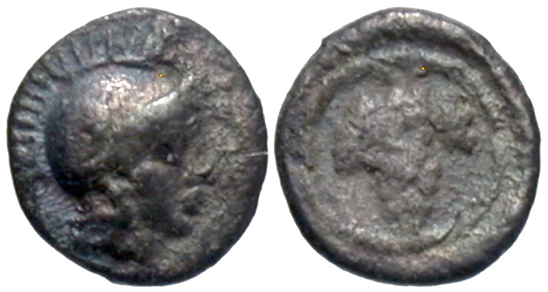 Cilicia, Soloi. 4th century B.C. AR hemiobol (7 mm, 0.27 g).