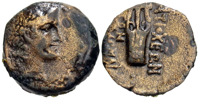 Phoenicia, Ake-Ptolema&#239s. Ca. 164-27 B.C. AE (13 mm, 1.97 g).