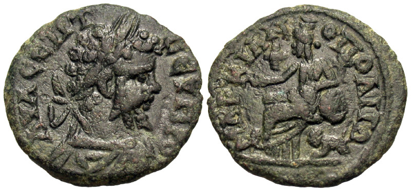 Moesia Inferior, Marcianopolis. Septimius Severus. A.D. 193-211. AE (19 mm, 3.82...