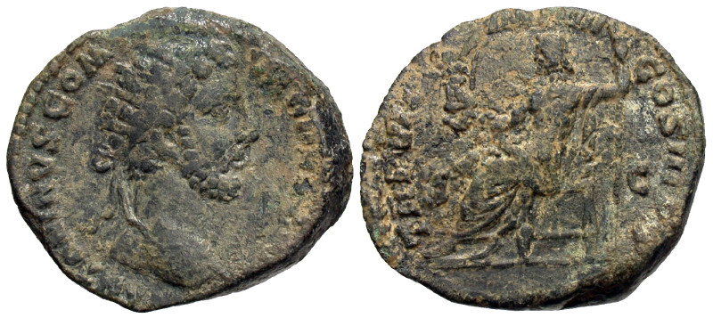 Commodus. A.D. 177-192. AE dupondius (25 mm, 14.66 g).