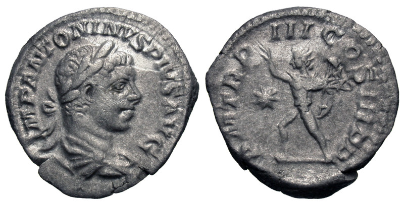 Elagabalus. A.D. 218-222. AR denarius (19 mm, 3.54 g).