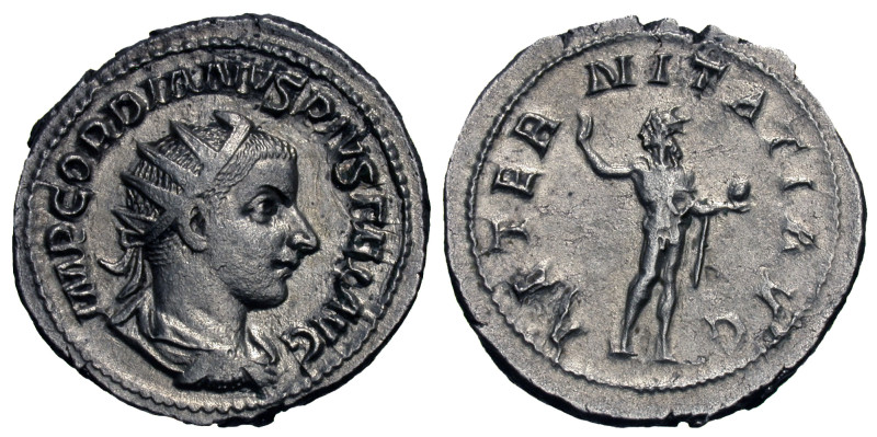 Gordian III. A.D. 251-253. AR antoninianus (22 mm, 4.82 g).