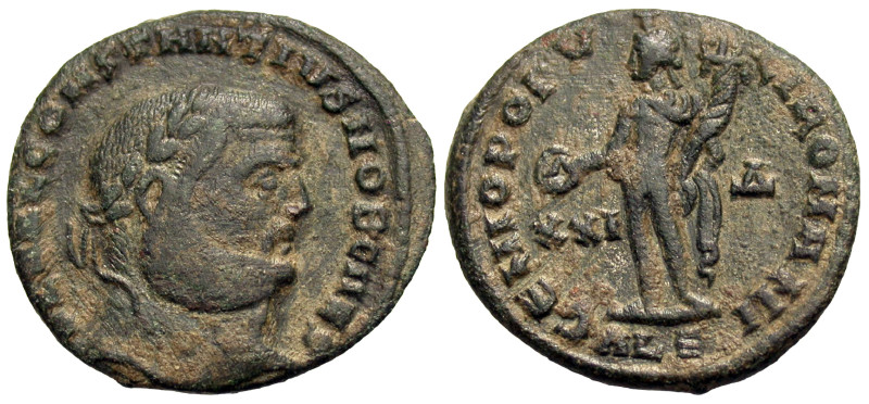 Constantius I. As Caesar, A.D. 293-305. AE follis (27 mm, 10.31 g).