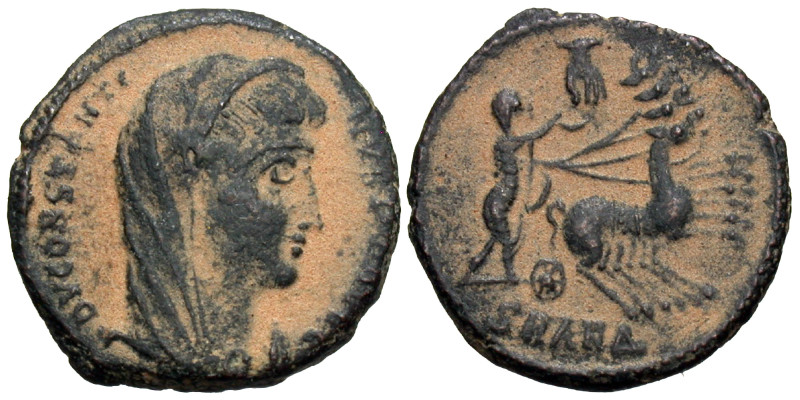 Divus Constantine I. Died A.D. 337. AE follis (14 mm, 1.88 g).