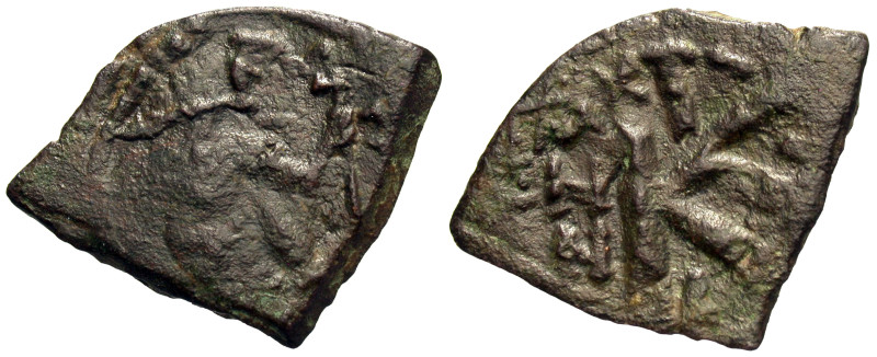 Tiberius III (Apsimar). 698-705. AE 1/2 follis (25 mm, 3.79 g).