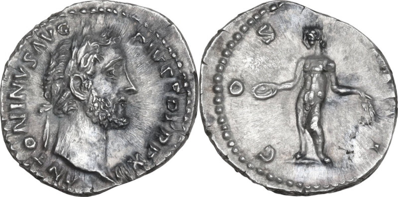 Antoninus Pius (138-161). AR Denarius, Rome mint, 148-149 AD. Obv. ANTONINVS AVG...