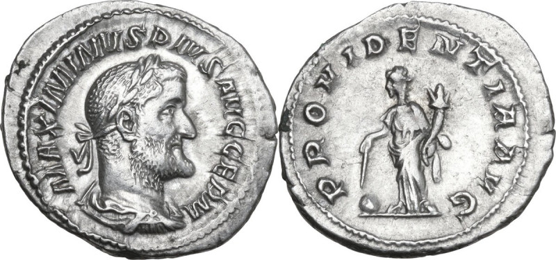 Maximinus I (235-238). AR Denarius, 236-238 AD. Obv. MAXIMINVS PIVS AVG GERM. La...