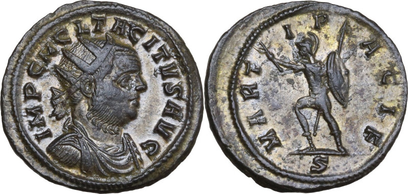 Tacitus (275-276). BI Antoninianus, Ticinum mint. Obv. IMP C M CL TACITVS AVG. R...