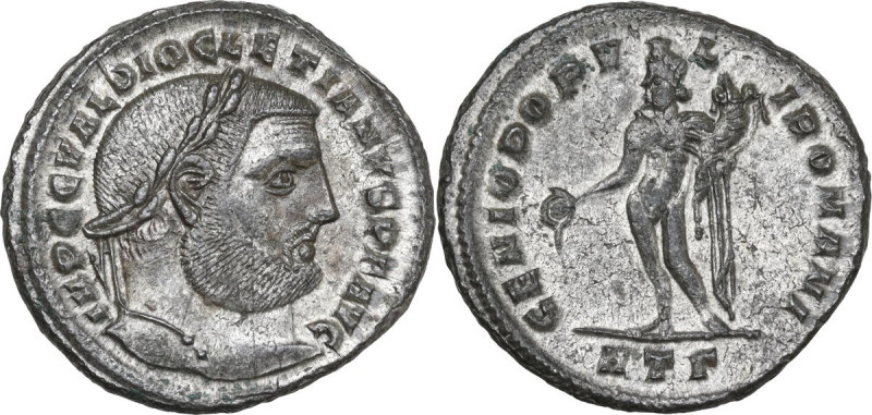 Diocletian (284-305). AE Follis, Heraclea. Obv. IMP CC VAL DIOCLETIANVS PF AVG. ...