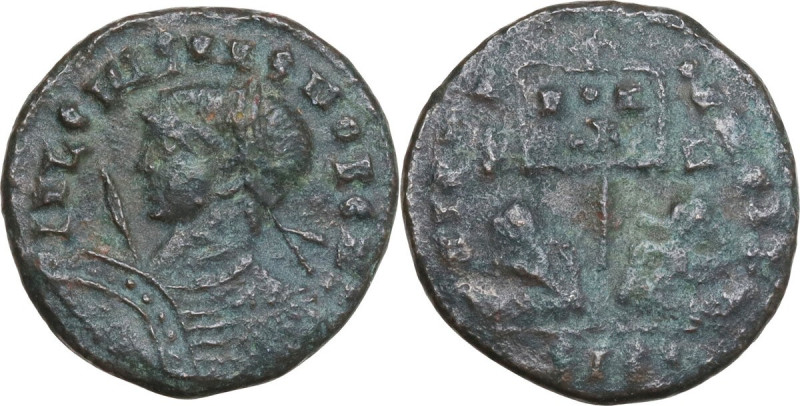 Uncertain Germanic tribe. Pseudo-Imperial coinage. AE, Barbaric imitation of Cri...