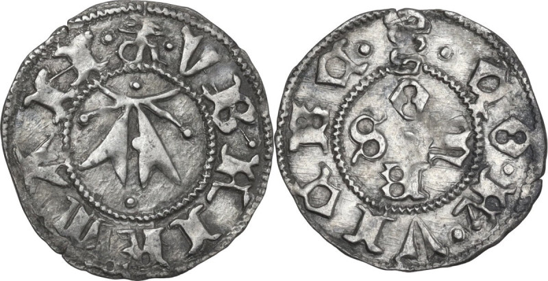 Fermo. Francesco Sforza (1434-1446). Bolognino. CNI tav. XIX, 1. AG. 0.98 g. 18....