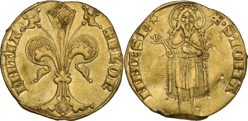 Firenze. Repubblica (Sec. XIII-1532). Fiorino d'oro IV serie 1267-1303, simbolo ...