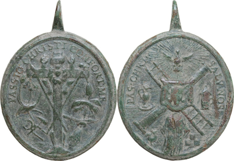 Medaglia devozionale con i simboli della Passione, seconda metà XVII-XVIII sec. ...