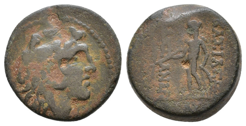 Seleukid Kings, Alexander I Balas 152-145 BC. AE 18mm, 7,00g.