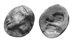Ionia, Phokaia. 510-494 BC. AR 6mm, 0,21g