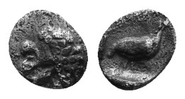 CARIA. Mylasa. Circa 420-390 BC AR Tetartemorion 5mm, 0,22g