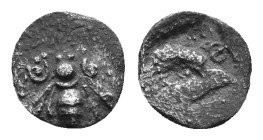 IONIA, Ephesos. Circa 500-420 BC. AR Hemiobol 6mm, 0,17g