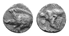 Mysia, Kyzikos. Circa 450-400 BC AR Hemiobol. 6mm, 0,33g