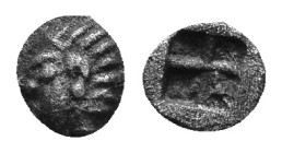 Ionia, Phokaia. 510-494 BC. AR Hemitetartemorion 4mm, 0,13g