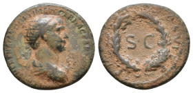 Trajan, Æ Semis. Struck in Rome for circulation in Syria, AD 116. 20mm, 3,76g