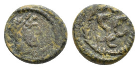 Syria, Seleucis and Pieria. Antioch. Hadrian. 117-138 AD. Half-Quadrans. AE 10mm, 1,03g