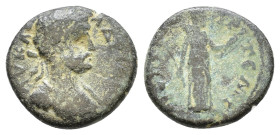 Uncertain provincial coin. Hadrian. 117-138 AD. AE 14mm, 2,38g