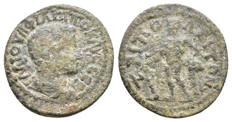Lydia. Tripolis. Philip II, as Caesar AD 244-246. AE 20mm, 3,88g