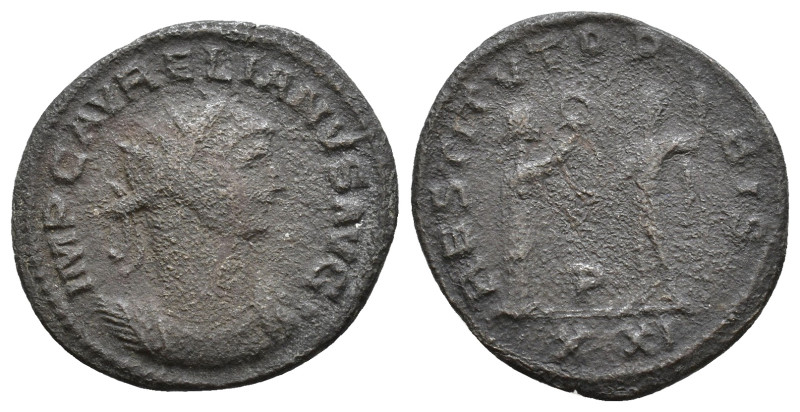 Aurelian 270-275 AD. Antoninianus. Tripolis. Obv: IMP C AVRELIANVS AVG. Radiate ...