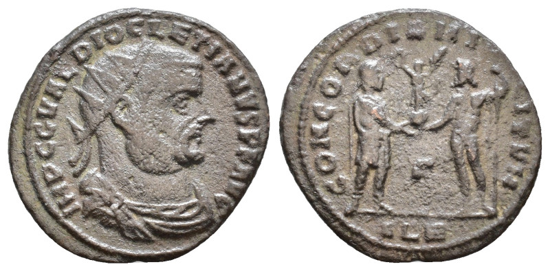 Diocletian. 284-305 AD. Radiate fraction. Post-reform issue. Alexandria, 296/7 A...