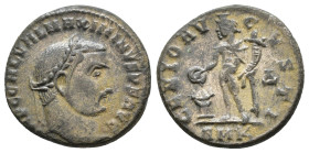 Maximinus II 313 AD. Æ Follis. 20mm, 4,07g