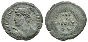 Julian II Apostata. Follis. 360-363 AD. AE 20mm, 2,61g