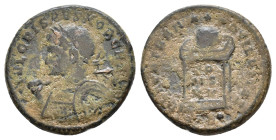 CRISPUS Caesar, 316-326 AD. Follis AE 18mm, 3,79g