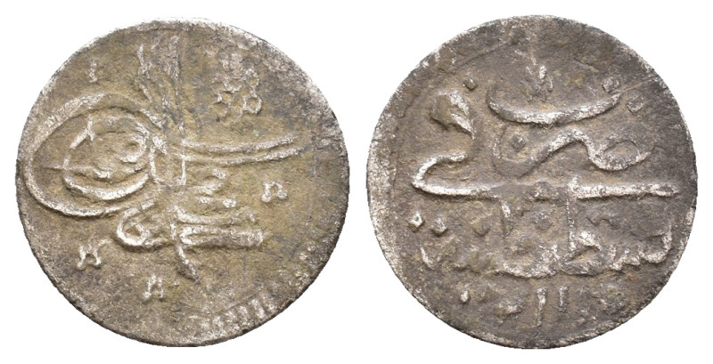 Ahmed III 1703-1730 AD 1 Para Qustantînîya (Constantinople). AR 14mm 0,65g