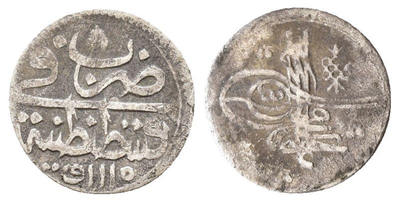 Ahmed III (AH 1115-1143 / AD 1703-1730). Para Constantinople, AH 1115 (AD 1703)....