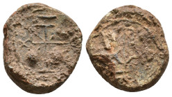 Byzantine lead seal. 19mm, 9,60g