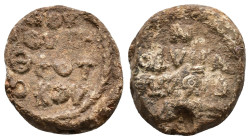 Byzantine lead seal. 20mm, 8,53g