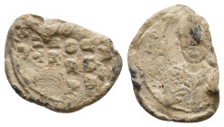 Byzantine lead seal. 18mm, 2,62g